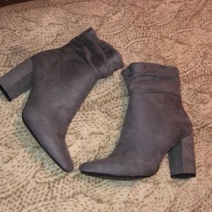 Gray Booties